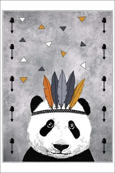 Dečiji tepih Panda – 120x180cm - Image 3